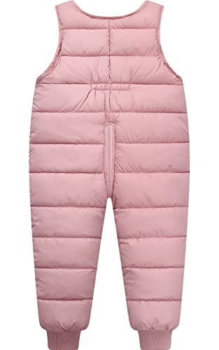 Happy Cherry Baby Toddlers Snow Bib Overalls Snowsuit Winter Warm Down Pants Thicken Windproof Water-Resistant Ski Pants…3