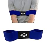 Scott Edward Pro Golf Swing Arm Band Training Aid for Golf Beginners, Blue