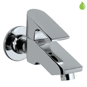 Jaquar Brass Lyric Bib Cock with Wall Flange (Chrome)
