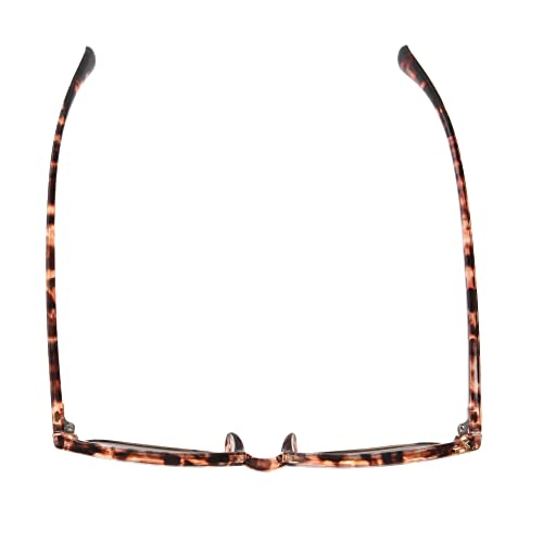 Panama Jack Women's Polarized Milky Demi Tort Pink Mirror Club Sunglasses, 494