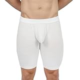 Obviously EliteMan - Boxer Brief 9 inch Leg - White - Large