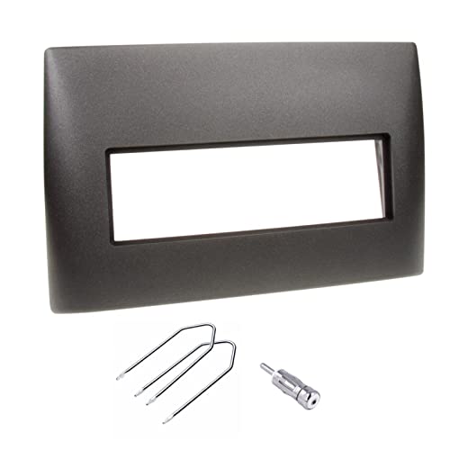 Sound Way - Kit de Montage Autoradio, Façade Cadre de Radio 1 DIN, Adaptateur Compatible avec Fiat Stilo