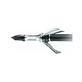 GRIM REAPER 1983 X-Bow Mechanical Broadhead Razor Tip – 1 1/2' Cut, 3 Blade, 125 Grain – Precision for High-Speed Crossbows