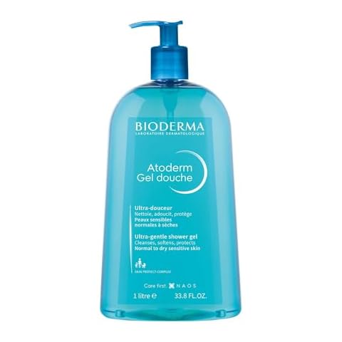 Bioderma - Atoderm Hydrating Shower Gel Body Wash - Moisturizing Face and Body Cleanser for Normal to Dehydrated Sensitive Skin Cover
