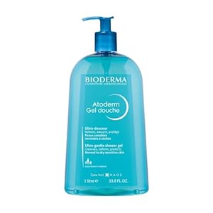 Bioderma – Atoderm – Hydrating Shower Gel – Moisturizing Face and Body Cleanser – Body Wash for Normal to Dry Sensitive Skin