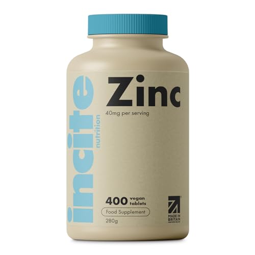 Zinc 40mg Supplements, 400 Tablets
