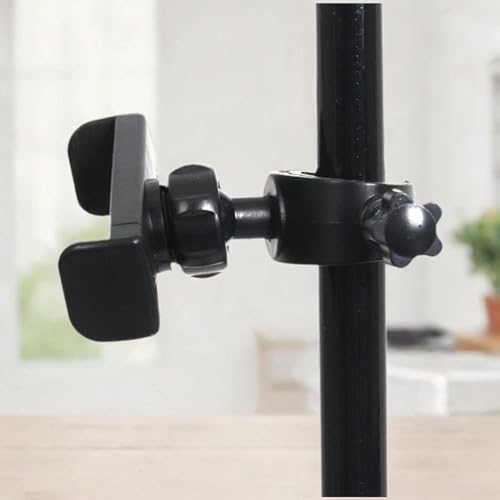 Image of Mic Stand Phone Holder Extension Clamp Microphone Arm Mount Clamp for Riding