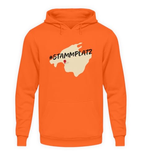 Sweat à capuche Mallorca orange XL pour un enterrement de vie de jeune fille