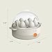 bella Electric Egg Cooker, 7 Eggs Capacity Tray, Single Stack, for Poached, Scrambled, Hard, Medium & Soft Boiled Eggs, Omelets and Steamed Dumplings, Auto Shutoff, 360 Watt, Oatmilk