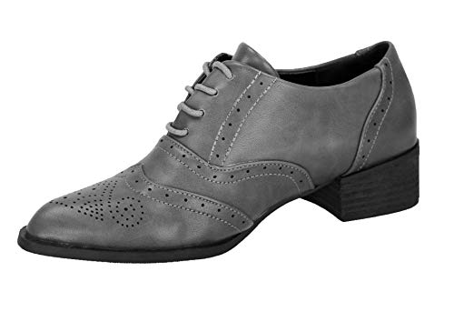 Bottines Richelieu talons hauts chaussures femmes chic Evoga