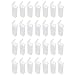 Mipcase Slide Box for Laboratory 50-Piece Glass Slide Storage Case with Clear Lid Pathological Holder Compact Organizer for Microscope Specimens