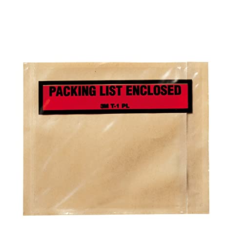 3M Top Print Packing List Envelope PLE-T1 PL, 4.5 in x 5.5 in, 1000/Case - image 1