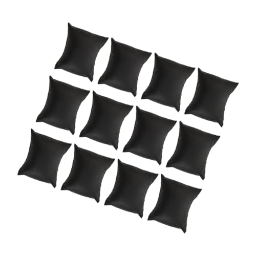 Unomor 12Pcs Jewelry Pillow Cushion Elegant PU Display Pad for Bracelets and Watches Compact and Multifunctional Jewelry Showcasing and Easy