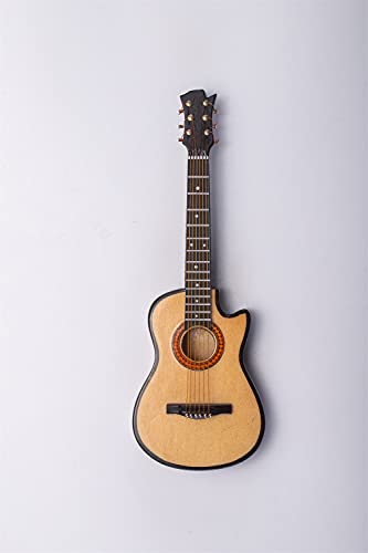 ALANO Modèle de guitare miniature, Mini ornement musical en bois, Mini Instrument de musique décorations de guitare - Les Beatles, Paul McCartney, John Lennon, RIngo Starr, George Harrison ALANO Modèle de guitare miniature, Mini ornement musical en bois, Mini Instrument de musique décorations de guitare – Image 3