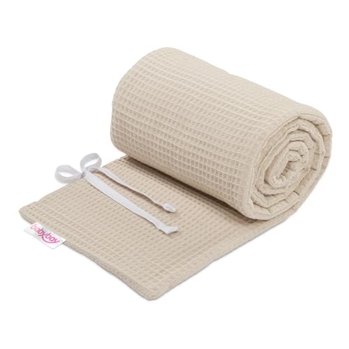 babybay Baby Kantenschutz Waffelpiqué (Made in EU) - Bettschutz in vielen Farben und Größen, 100{af8620bc31880799370e122d0f5fcfbef467fe3c8d7c236ab01c78dff49105c0} Baumwolle, Oeko-Tex 100 (Sand, für Modell Maxi, Boxspring und Comfort Plus) babybay Baby Kantenschutz Waffelpiqué (Made in EU) - Bettschutz in vielen Farben und Größen, 100{af8620bc31880799370e122d0f5fcfbef467fe3c8d7c236ab01c78dff49105c0} Baumwolle, Oeko-Tex 100 (Sand, für Modell Maxi, Boxspring und Comfort Plus)