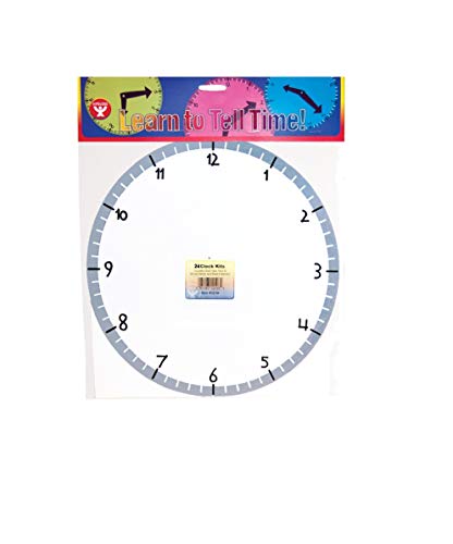 Image of Hygloss Products Learn-to-Tell-Time Paper Clock Kit