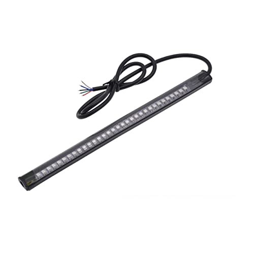 KaTur, striscia luminosa a LED per segnale freno per moto, LED 32-3528 da 20,3 cm, luce flessibile a LED per la targa