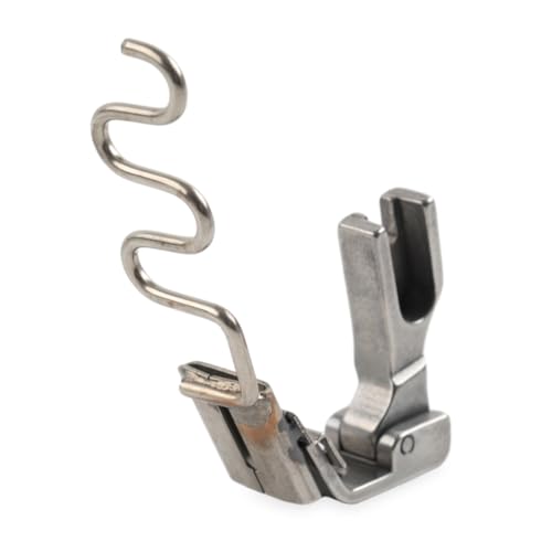 Cnonee1 3/8" 10MM Pie para Coser de Cinta Elástica Plata