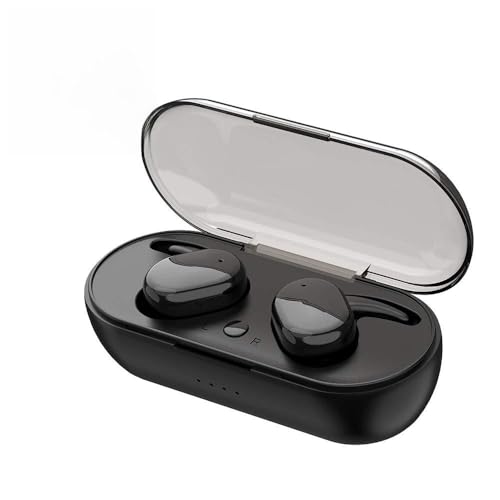 Auriculares Bluetooth 5.0, Auriculares Inalambricos Bluetooth Control táctil estéreo,Impermeable Cancelación de Ruido In-Ear Auriculares Inalámbricos con Microfóno Mini Caja Carga para iPhone Android