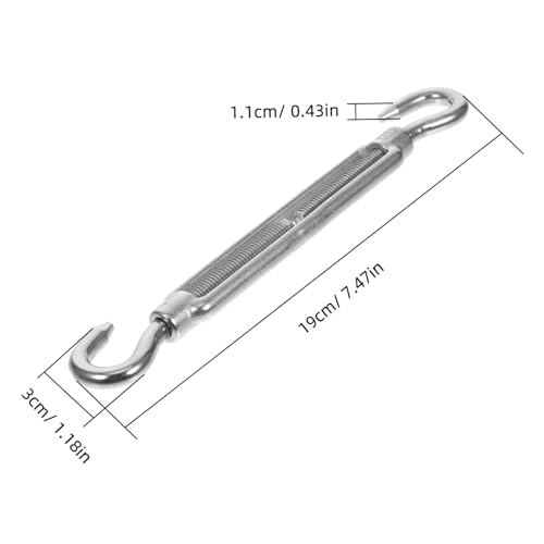 2pcs Tensores de Cable de Acero Inoxidable de Alta Resistencia para Flores, Diseño Compatible para Instalación Segura miniatura 2
