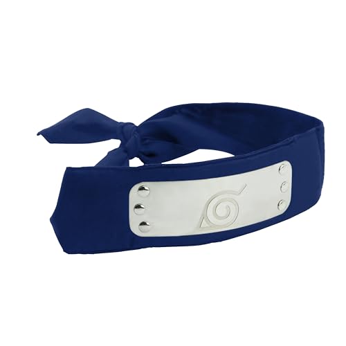 ABYSTYLE Naruto Shippuden Konoha Bandeau Bleu Taille Adulte Cosplay Anime Manga Accessoires Merch Cadeau