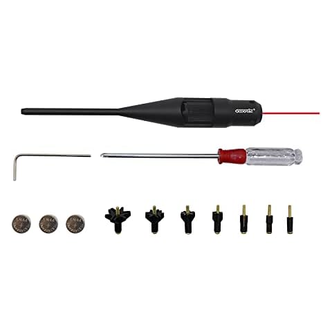 GOODTAC Bore Sight Kit Red Dot Boresighter Fit Any .177 to 12GA Caliber Firearm… Cover