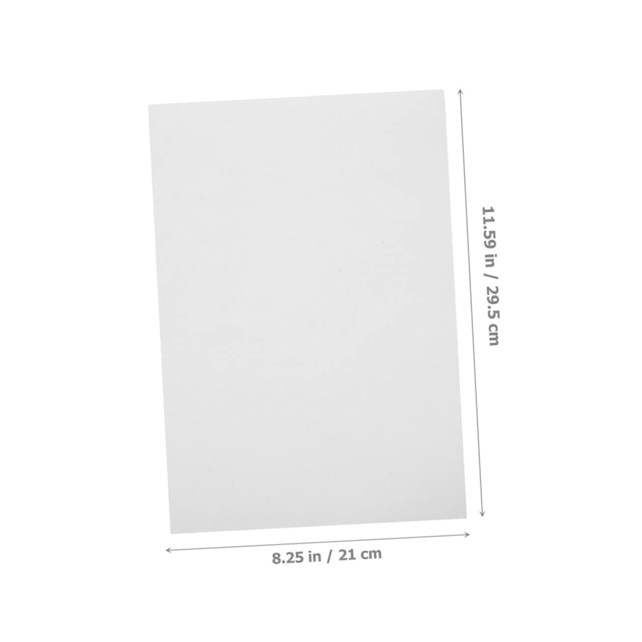 VILLCASE Papel de Acuarela Blanco 100 Hojas para Niños y Estudiantes, 160g, para Dibujo y Pintura en Casa