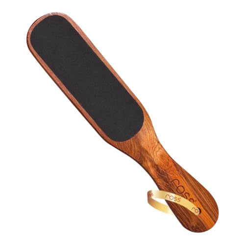 Discover the Latest Fashion and Beauty Products on Amazon 32 Ross Double-Sided Foot File Scrubber with Teak Wood Handle | Call...