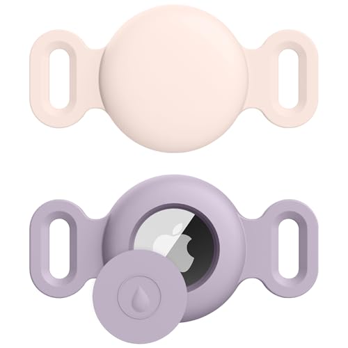 Support Air Tag de collier pour petit chien et chat lors des balades en forêt - Lot de 2