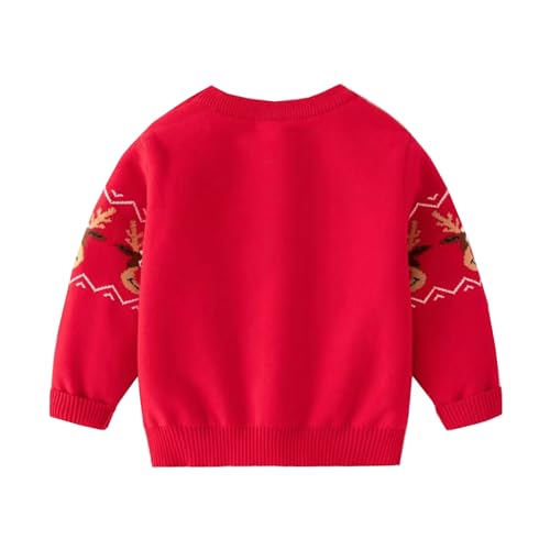 Image of Ugly Christmas Sweater for Girls Funny Xmas Knit Pullover Shirts Kids Child Holiday Jumper Tops Outfit 2-14 Years