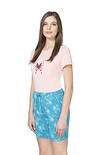 Image of Van Heusen Women's Lounge Allover Print Lounge Shorts - Modal Cotton - Functional Pocket, Superior Drape -Available in Pack of 1 & 2