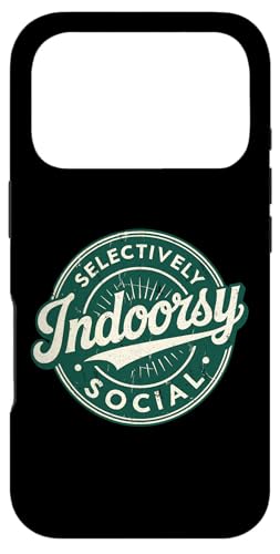 Indoorsy Selectively Social �r���e�[�W ���Љ�I �����I �X�}�z�P�[�X iPhone 17 Pro �p