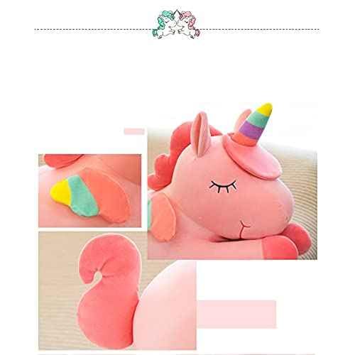Image of DearJoy Flying Unicorn Soft Toy - Pink, 30cm