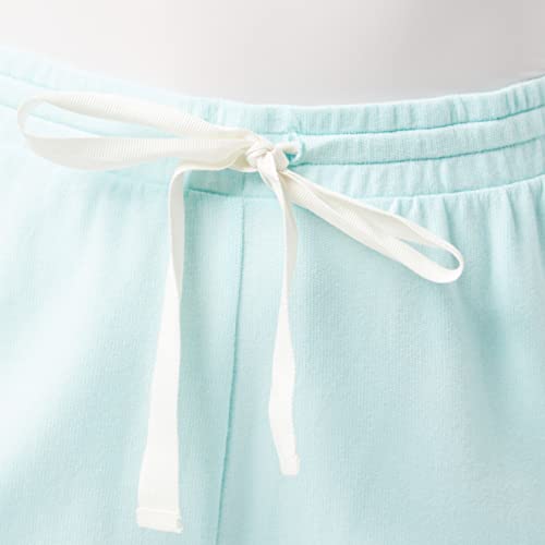 Image of Amazon Essentials Women's Lightweight Breathable Lounge Terry Pajama Shorts with Elastic Waist, Drawstring