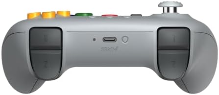 8BitDo 64 Bluetooth Controller for Analogue 3D, Switch, Switch 2, Windows, and Android (Grey) - 1