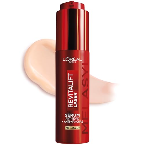 L’Oréal Paris Revitalift Laser Triple Serum con Melasyl, Vitamina C y Niacinamida. Sérum Cremoso Antiedad y Antiarrugas. Aclara Manchas Oscuras, Potencia la Luminosidad e Hidrata la Piel, 50ml