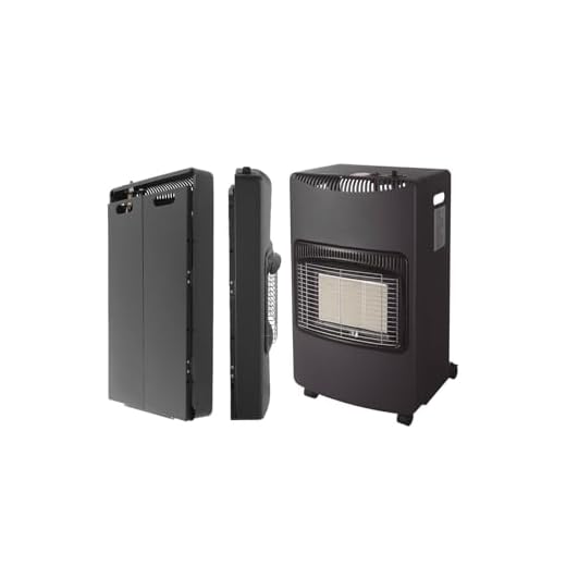 Estufa de gas butano o propano por Infrarrojos plegable 4200W, estufa cerámica de gas bajo consumo y pequeña.