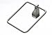 Top Knobs AQ5BSN Towel Ring