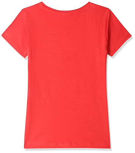 Image of Max Girls Solid Ruffle-Detailed Regular Fit Top