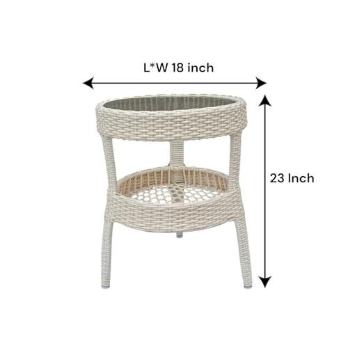 Image of India Garden Patio Seating Chair and Table Set Outdoor Balcony Garden Coffee Table Set Furniture with Table and Chairs Set