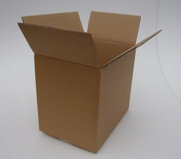 10 SCATOLE AMERICANE IN CARTONE DOPPIA ONDA AVANA CM 51x36x32