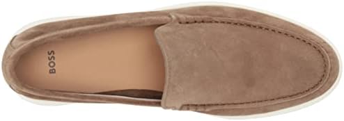 BOSS Men's Casual Suede Moccasins, Light Sand, 10 | Image 4