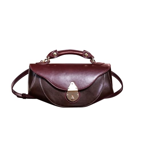 Small Top Handle Bag Retro Design Crossbody Bags Purses for Women Mini Faux Leather Shoulder Bag Handbag Satchels