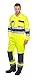 Portwest TX55 Herren Nantes Hi-Vis Reflektierende Overall-Arbeitsoveralls Sicherheitsklasse 3 Gelb/Navy, L