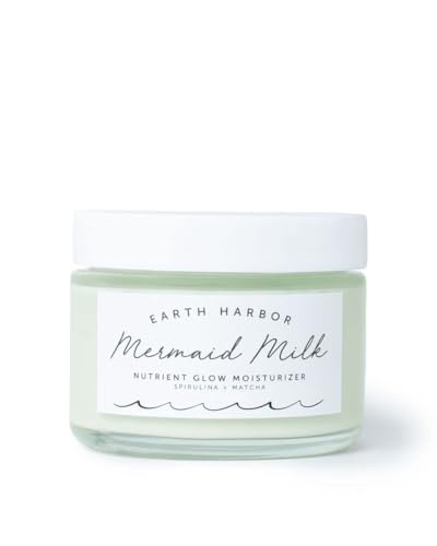 Earth Harbor | MERMAID MILK Nutrient Glow Moisturizer | Lightweight Botanical Hydration | Matcha and...