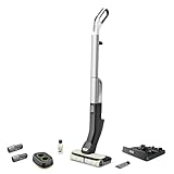 Kärcher Cordless Hard Floor Cleaner FC 4-4 - 2 Rotating Microfibre Rollers, Battery Life: ca. 30 min, Output per Charge: ca. 90m²