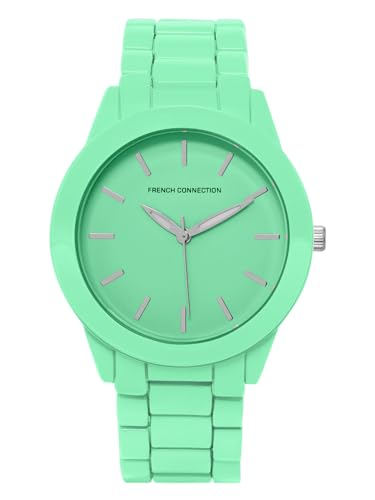 Image of French Connection Hue Green Round Dial Womens Analogue Watch FCS04GR