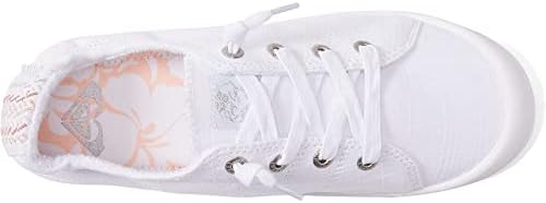 Roxy Women's Bayshore Slip on Sneaker Shoe, Alloy/White Plus, 8 | Image 2
