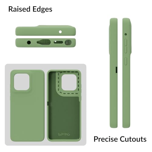 Image of SPRIG Compatible with Moto Edge 60 Stylus Premium SilkTone Back Cover Drop Tested Shock Proof Mobile Case for Men, Women, Boys and Girls with Camera Protection (Mint Green)