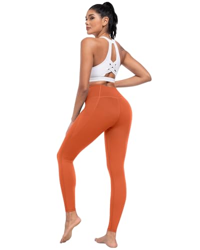 Image of ATHVOTAR Leggings with Pockets for Women, 7 Packs High Waisted Workout Tummy Control Yoga Pants